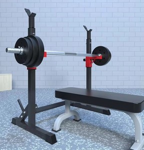Support de fitness compact et robuste pour presse à banc simple et demi-rack de squat, idéal pour usage en <span class=keywords><strong>location</strong></span> et en salle de sport à domicile - Product Image 1