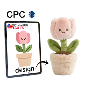 OEM ODM al por mayor lindo juguete de peluche en maceta planta de juguete de peluche personalizada - Product Image 3