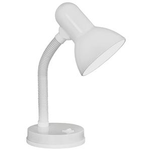 Lámpara de Escritorio Moderna de Metal EGLO LEUCHTEN, E27, Pantalla Cónica Blanca, Control de Interruptor, Iluminación Interior - Product Image 1