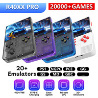 Nouvelle console de jeu portable R40xx Pro avec système d'exploitation ARKOS, émulateur de style arcade, lecteur de jeux de poche avec fonction psp