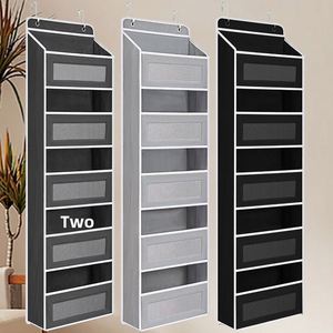 Organizador Colgante para Puerta, Bolsa de Almacenamiento de Gran Capacidad con 5 Compartimentos, Espacioso, de Tela No Tejida, para Dormitorio o Residencia Estudiantil - Product Image 3