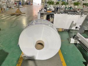 Máquina automática de fabricación de bolsas de rollo a rollo Máquina de fabricación de bolsas de válvula de polipropileno de sellado central resistente - Product Image 3