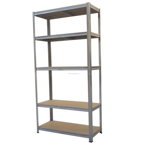 Estantería Metálica de Almacenamiento Económica, Estantería Plateada sin Tornillos, Estantería Resistente para Garaje, Unidades de Estantería - Product Image 3