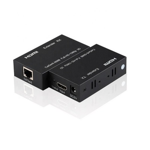 Khuyến mãi tốc độ cao CAT5e/6 1080P <span class=keywords><strong>HDMI</strong></span> Extender 60m hỗ trợ <span class=keywords><strong>HDCP</strong></span> 3D Video dòng <span class=keywords><strong>HDMI</strong></span> để RJ45 <span class=keywords><strong>Adapter</strong></span> tín hiệu Extender - Product Image 2
