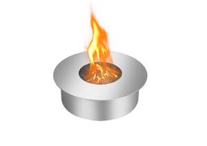 Bio Kamin Inno Fire 3 Litres Brûleur d'extérieur au bioéthanol Ethanols Cheminée d'extérieur ronde - Product Image 5