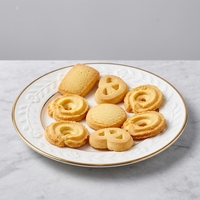 Biscuits au beurre danois Delight, biscuits croustillants, boîte de 4 oz