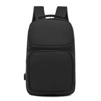 Mochila para Portátil de Gran Capacidad, Unisex, Impermeable, Oxford, de Alta Calidad, con Puerto USB, para la Escuela, Oficina y Viajes, Personalizable