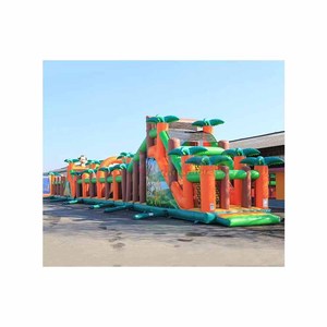 Casa inflable barata para deportes, juegos inflables de crick, rebote de Luna para saltar, obstáculos comerciales - Product Image 1