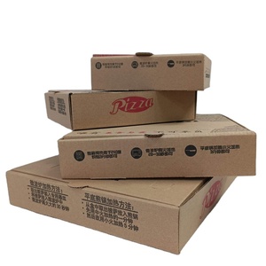Top Quality Motorcycle Delivery Custom Square Printed Pizza Box with Logo Food Packaging Boxes Stamping