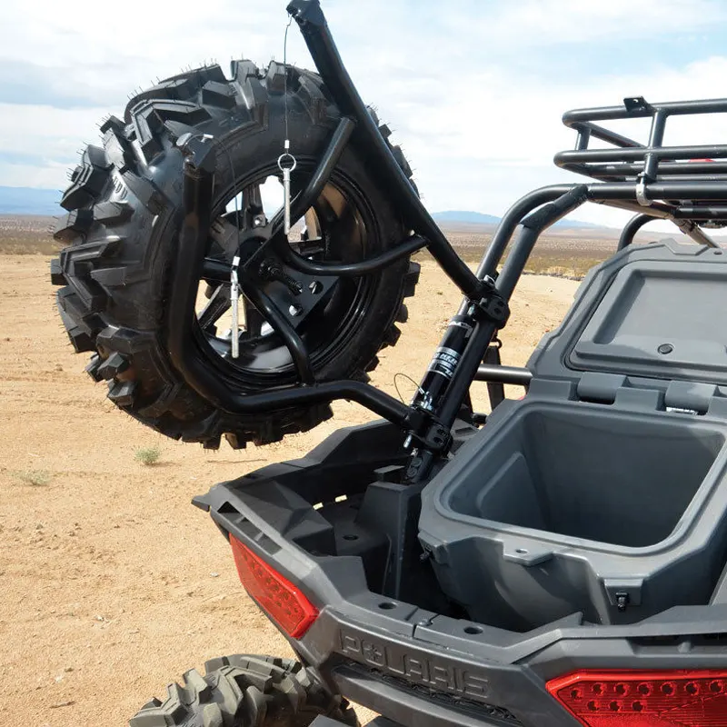 UTV ATV Parts Spare Tire Holder for Polaris RZR XP 1000 Turbos XP 900 Tire Carrier Mounting Holder Rack