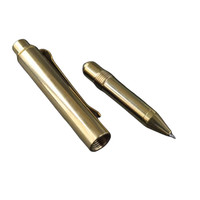 Stylo plume et stylo à bille en laiton brut de luxe
