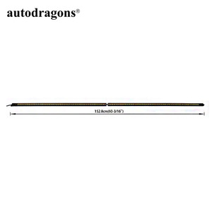 Bande lumineuse LED ultra-lumineuse IP67 étanche jaune rouge blanc de 60 pouces pour hayon de F150 Raptor F250 F350 F450 F550 F650 F750 - Product Image 6