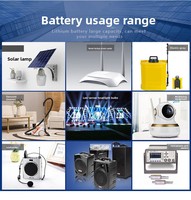 Stromversorgung für den Außenbereich: Mobile 12V Lithium-Batterie Modell 12-125 – Großkapazitäts-LED-Xenonlampe, Audio-Ballmaschine, Überwachungs-USV