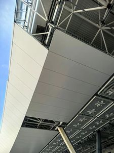 Modern Aluminum Curtain Wall <b>Panels</b> Anodized Surface Anti-Corrosion for Building Exterior 70in and Above - Product Image 3