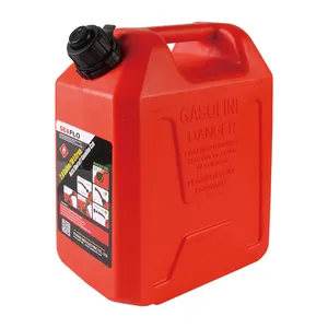 Seaflo xác thực Đỏ Jerry nhiên liệu có thể 20 lít nhựa dầu trống container 5 gallon jerrican W/vòi