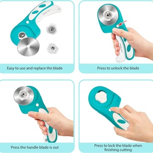 60mm Quilting Rotary Cutter Upgraded with Bearing Design for Fabric, Fabric, Leather, Crafting, Sewing - Product Image 6