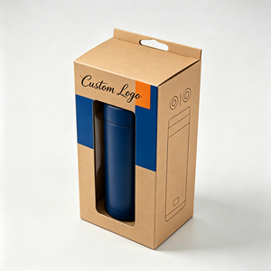 Custom Printed Corrugated Packaging Water Bottle <b>Paper</b> Box for Baby Feeding & Glass Bottle Eco-Friendly Kraft <b>Cardboard</b> Box - Product Image 2