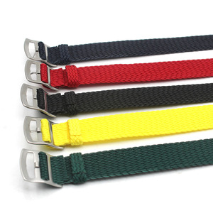 2025 Hotsale correas de reloj de tela de nailon Multicolor cepillado hebilla arenado <span class=keywords><strong>Perlon</strong></span> correa de reloj de nailon de un solo paso - Product Image 3