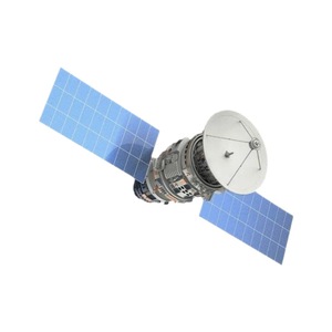 Modelo de satélite espacial, juguete educativo de plástico para niños, aprendizaje de ingeniería científica, forma geométrica, 4-6 años - Product Image 1
