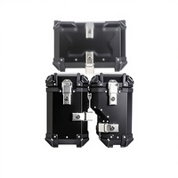 Porte-bagages à dégagement rapide en alliage d'aluminium 750GS avec coffres latéraux et arrière, capacité de stockage 38L/45L