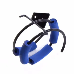 Supporto a Spirale in Alluminio da Parete <span class=keywords><strong>per</strong></span> Asciugacapelli, Nero/Bianco, Altezza 14cm, <span class=keywords><strong>per</strong></span> Bagno di Casa/Barbiere - Product Image 2