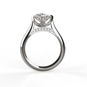 แหวนเงินแท้ 2 กะรัต สำหรับเด็กผู้หญิง &amp;   ผู้หญิง - Product Image 1