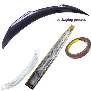 For C-Class W205 4Door Sedan PSM Style Carbon Fiber <b>Rear</b> <b>Spoiler</b> Trunk Wing 2013-2022 - Product Image 6