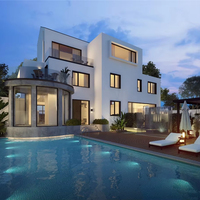 Desain Interior 3D Modern furnitur vila mewah rusmo-rumah impian solusi satu atap untuk furnitur apartemen