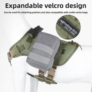 Arnés Táctico <span class=keywords><strong>para</strong></span> <span class=keywords><strong>Perros</strong></span>, Chaleco de Nailon Resistente, Ajustable, Reflectante, con Logotipo Personalizado al por Mayor, <span class=keywords><strong>para</strong></span> Entrenamiento K9, sin Tirones, <span class=keywords><strong>para</strong></span> Mascotas Grandes - Product Image 3