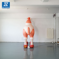 Modèle d'animal gonflable personnalisé en forme de chameau de dessin animé pour la décoration publicitaire d'événements, d'expositions, de parcs à thème et de tourisme en plein air dans le désert