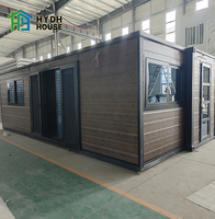 Maison préfabriquée en conteneur extensible d'Europe, normes d'usine chinoises, 1 à 4 chambres, bureau à domicile, utilisation hôtelière, contemporain
