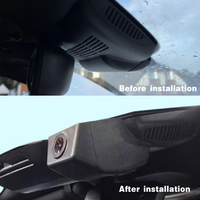 Caméra embarquée Holroadx 4K 2160P avec double objectif, WiFi, vision nocturne et module GPS pour Mercedes-Benz Classe S 2013-2020