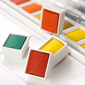 SINOART 18.12.<span class=keywords><strong>24</strong></span>/36/48 Farben Feste Aquarell farben Halb pfannen Pigmentset für Leinwand papier - Product Image 4