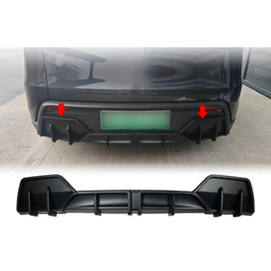 For Tesla Model Y 2026+ <strong>Car</strong> Rear Bumper Lip Splitter <strong>Diffuser</strong> Body Kit Bumper Guard <strong>Protector</strong> Cover <strong>Car</strong> Accessories - Product Image 2