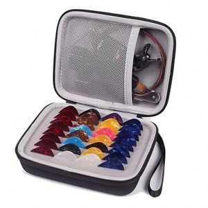 Étui personnalisé pour plectres de guitare - Compatible Fender, D'Addario, Jim Dunlop et plus, pochette de rangement toutes tailles, sac noir - Product Image 2