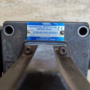 Vanne proportionnelle Yukens EFBG-03-125 pour machines de moulage par injection, équipement d'automatisation industrielle - Product Image 2