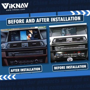 Autoradio portable Android 13 de 12,3 pouces pour BMW Série 5 F10 F11 F18 2013-2016, CarPlay sans fil, navigation GPS, lecteur multimédia, tête d'appareil - Product Image 5