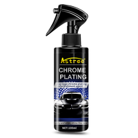 Nettoyant Chrome Astree en Spray – Restauration, Anti-Rouille, Anti-Oxydation, Brillance Métallique, Polish pour Logo 100ml