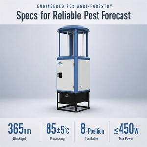 Matainsectos Solar con Tecnología de Eliminación por Infrarrojos Lejanos, 98% de Tasa de Letalidad, Montado en Poste - Product Image 6