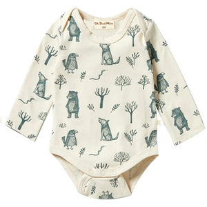 100% 면 긴 소매 아기 옷 잠옷 세트 유아 옷 긴 바지 봉투 칼라 아기 장난 꾸러기 점프 슈트 2 종 세트 - Product Image 3