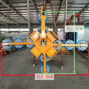 מנוף זחלילי טלסקופי עם כוס יניקה לוואקום להתקנת זכוכית, 3 טון, 5 טון, 8 טון, מנוף עכביש היברידי - Product Image 3