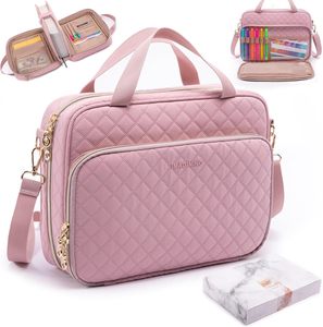 High-quality Leather <b>Bible</b> Cover Carrying <b>Case</b> with Shoulder Straps & Water Bottle Pocket-Casual Simple Design - Product Image 1