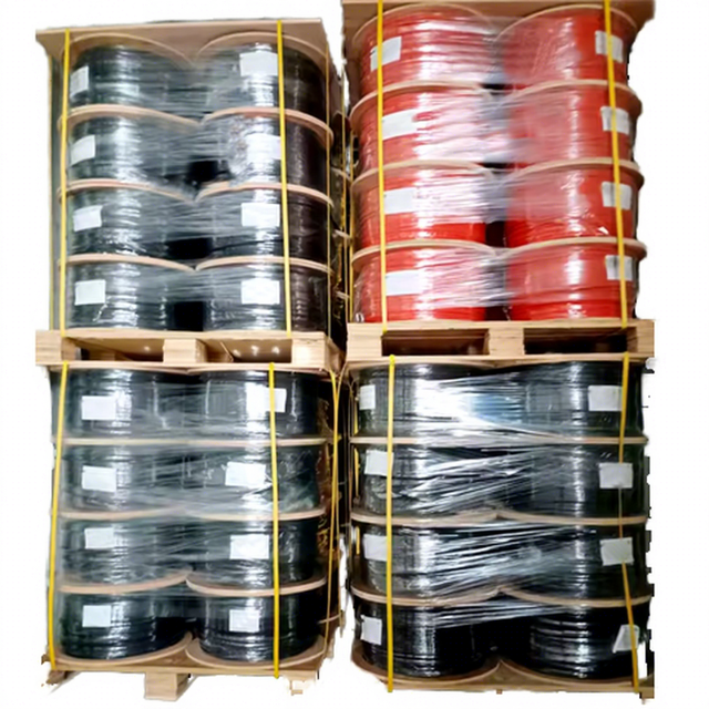 PV1-F Solar Cable 1000V/1500V DC TUV UL Dual Certified 2.5-10mm2 Tinned Copper XLPO for Photovoltaic System