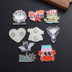 Imán de Refrigerador de Metal Esmaltado, Fabricante con 20 Años de Experiencia, Imán de Refrigerador Personalizado, Anime, Dibujos Animados, Lindo, 2D, 3D - Product Image 4