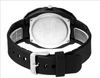 SKMEI 2329 Sport en plein air hommes montre à Quartz Style Simple bracelet en Silicone étanche cadran carré décontracté mâle montre-bracelet