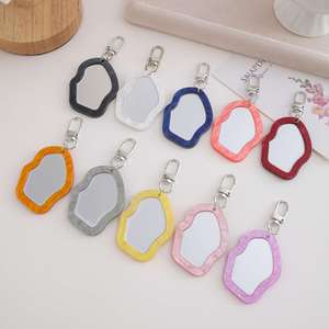 Fashion Multi-Color Cute Portable <b>Mirror</b> Keychain Makeup Pendant Charm for Backpack Hanging Compact Makeup <b>Mirror</b> - Product Image 3