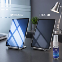Protecteur d'écran liquide de qualité industrielle A1, nano micro-silice, essence céramique invisible modifiée anti-rayures, Guangdong
