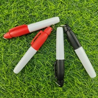 Marqueur de balle de golf avec logo personnalisé de haute qualité en gros à bas prix Mini marqueur permanent noir Mini marqueurs noirs