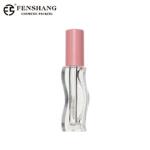Tabung Lip Gloss gelombang baru untuk kemasan kosmetik pabrik stok tersedia - Product Image 1