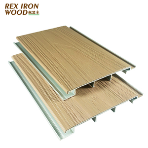Pannello di parete impermeabile per esterni in legno a grana di alluminio composito in plastica ignifugo e resistente all'umidità per rivestimento di appartamenti - Product Image 2